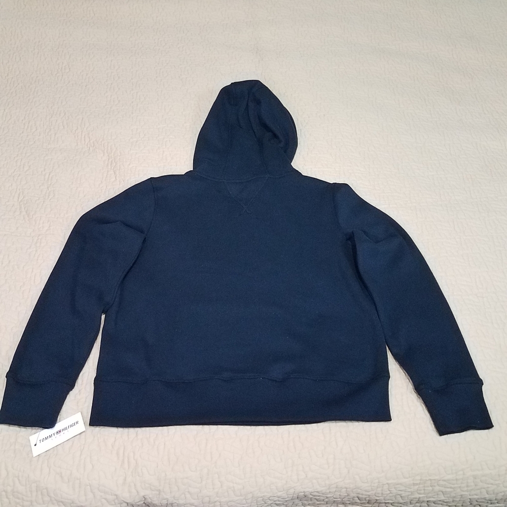 Retro Tommy Hilfiger Neon Logo hoodie Size L - Picture 6 of 6